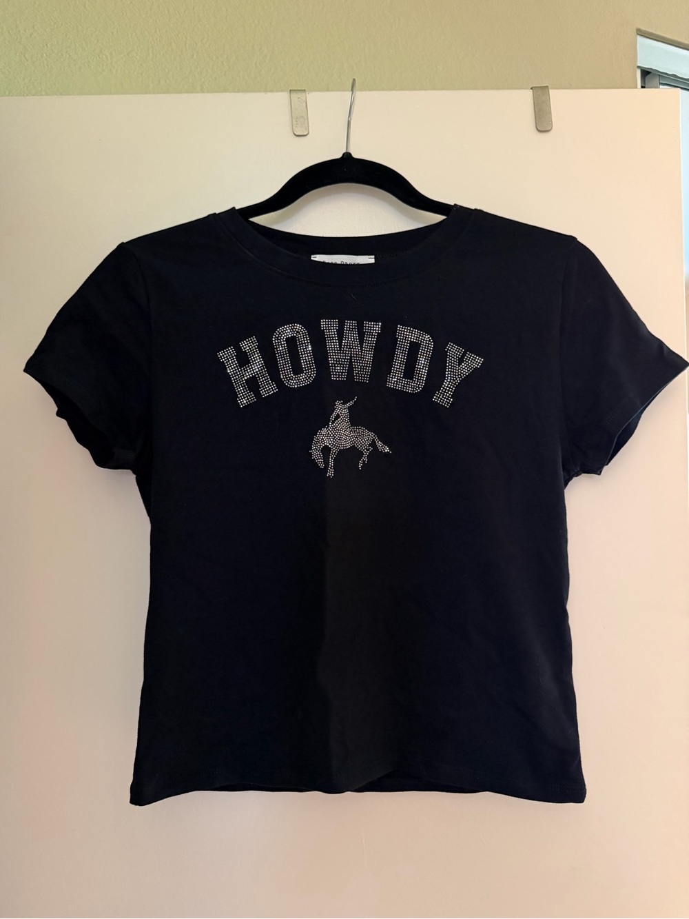 Howdy Baby Tee - Black